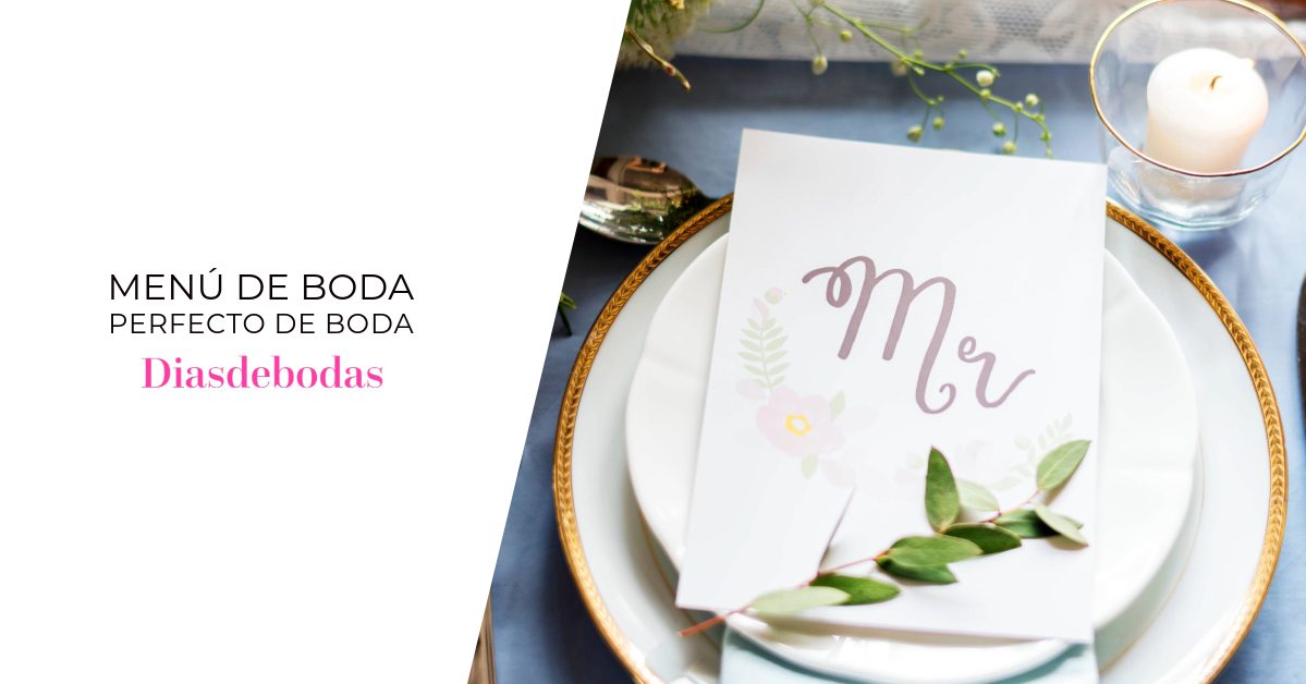 Menú de Boda Perfecto