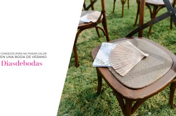 consejos para no pasar calor en una boda de verano