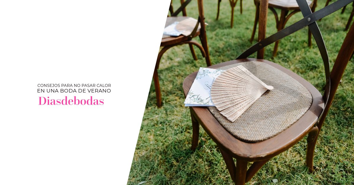 consejos para no pasar calor en una boda de verano
