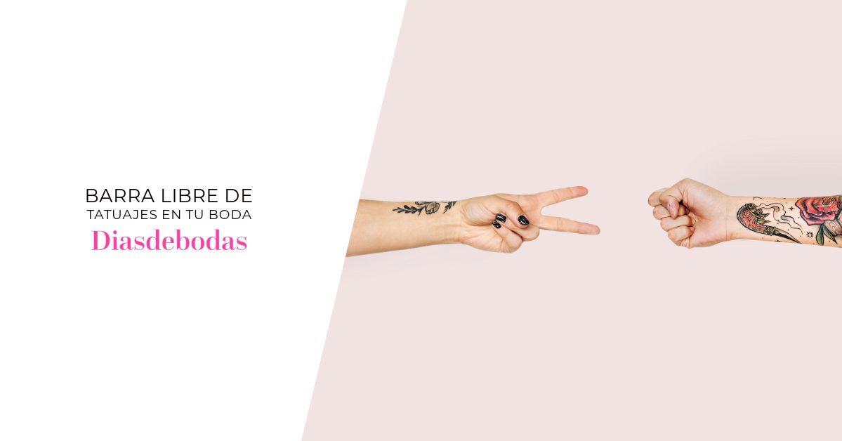 Barra libre de tatuajes en tu boda