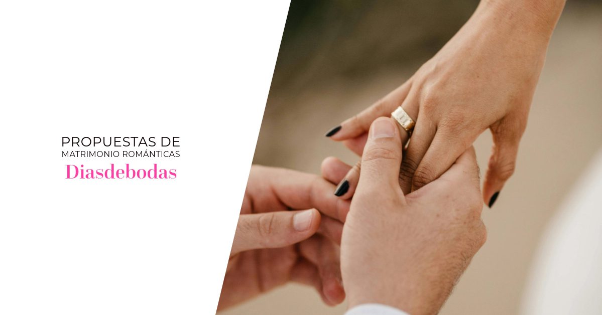 propuestas de matrimonio románticas